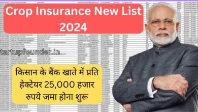 Crop Insurance New List 2024