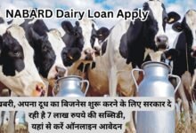 NABARD Dairy Loan Application Form